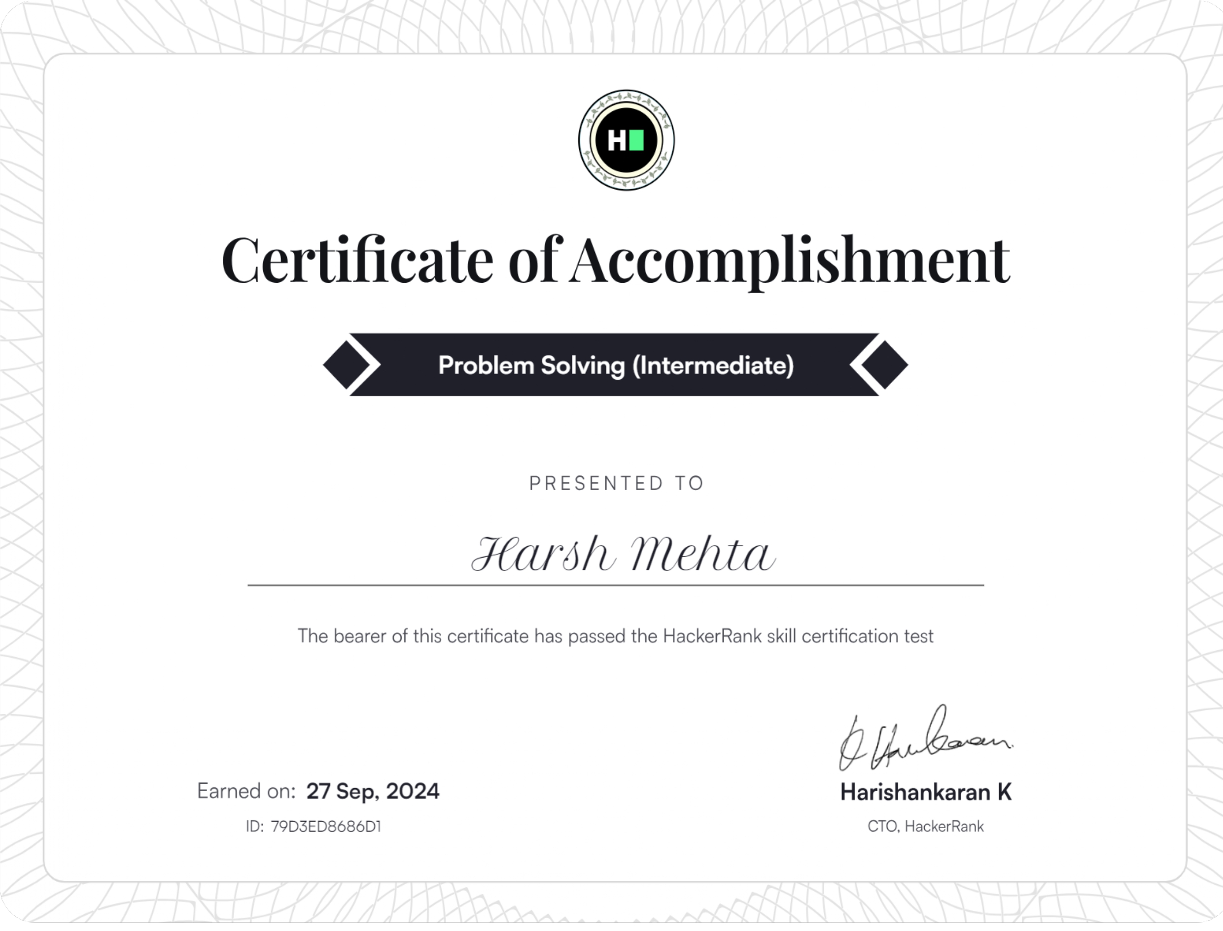 Certificate 3